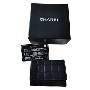 Chanel Lambskin Key & Card Holder